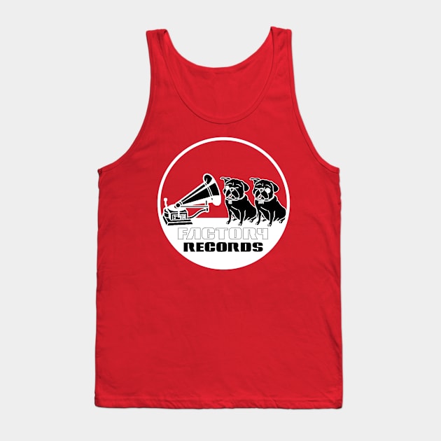 Factory Records Pugs G&M (who needs Nipper?) Tank Top by TheObserver